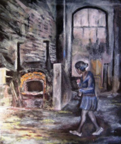 "Oven" 2005, 40x60 cm, oil on canvas board